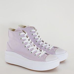 Converse CTAS Move Hi 'Pale Amethyst' Women's Platform Sneakers 572722C NWT